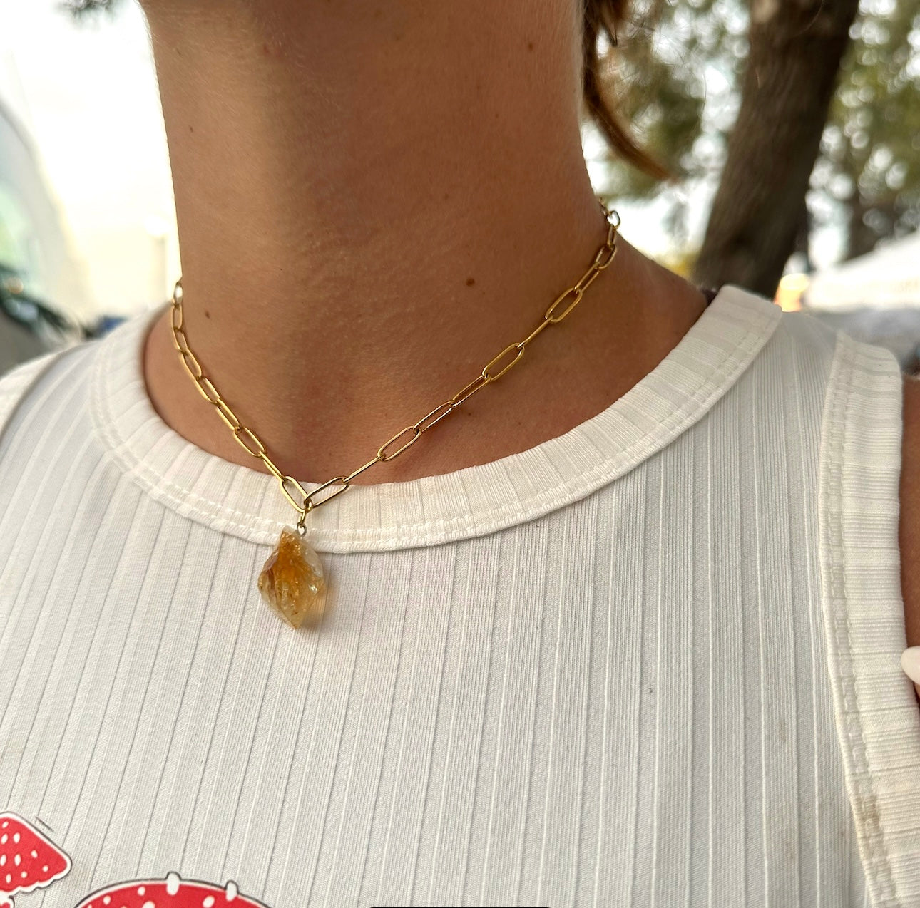Citrine Choker